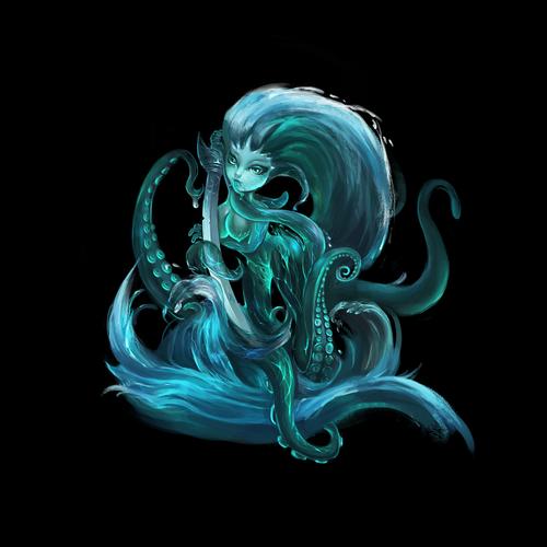 水元素|插画|游戏原画|盖世太保谢广坤 - 原创作品 - 站酷 (zcool)