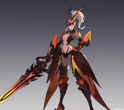 王者荣耀:水晶猎龙者早期设计稿,居然穿的那么"凉快"