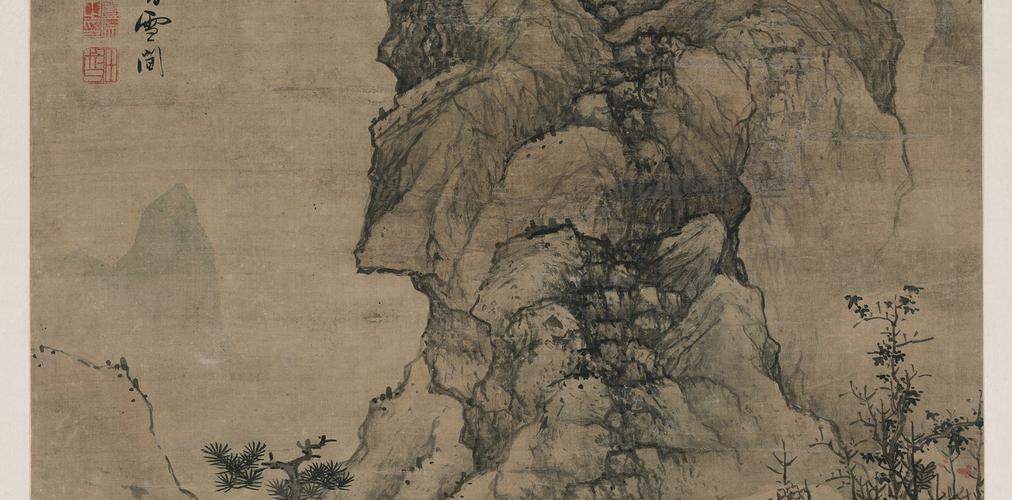明代画家蓝瑛《云壑高逸图》高清大图赏析
