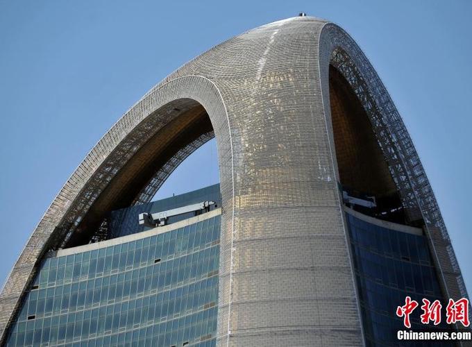 人民日报新大楼外立面竣工 新形象脱去土豪金外衣(图)