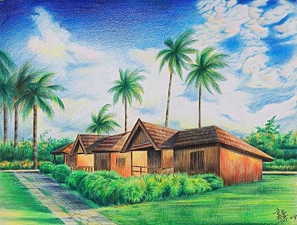 第8课 如何用彩铅画一幅漂亮的风景画