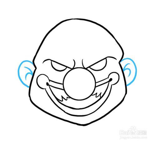 如何画一个小丑