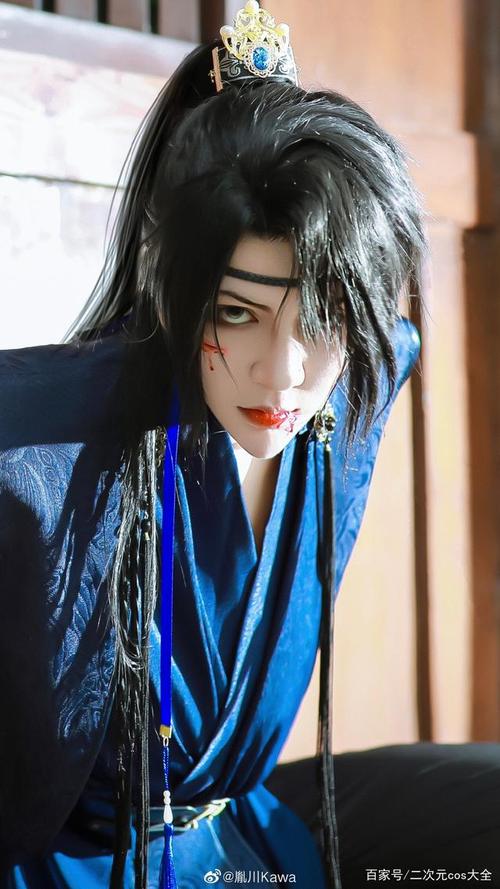 眼神杀,《二哈和他的白猫师尊》薛蒙cos,精致帅气太有