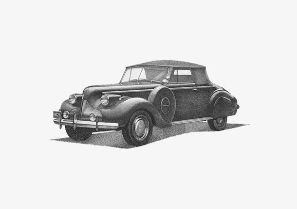 关键词 : 手绘,汽车,素描,黑白
