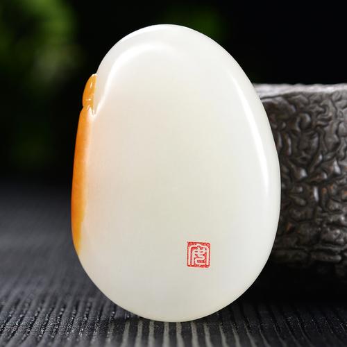 【羊脂玉】中国青年玉雕艺术家张安琪工作室 佛光普照