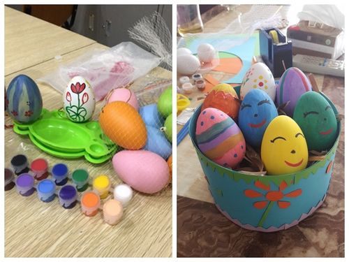 鸡蛋手工幼儿园涂鸦绘画彩绘复活节彩蛋