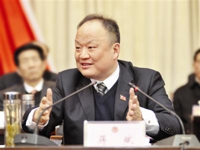 蒋斌在开幕大会上讲话.