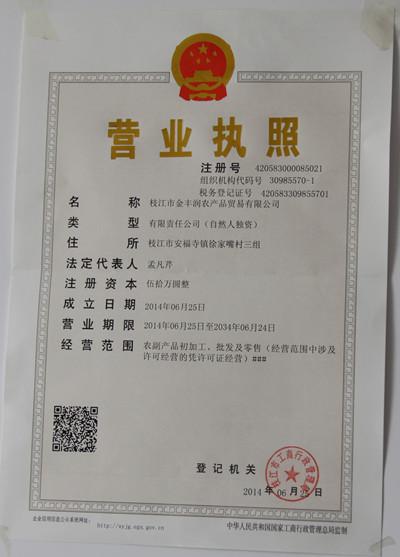 全国第一份"三证合一"营业执照