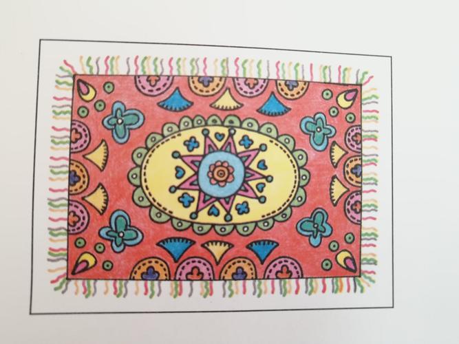 停课不停学,成长不延期——大班之《工艺地毯》