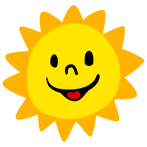 当前素材卡通手绘小太阳