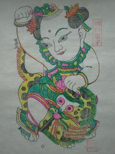 陕西凤翔木版年画