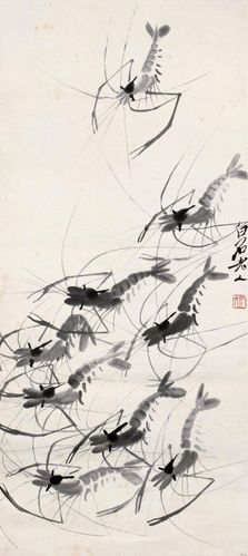 齐白石虾忙