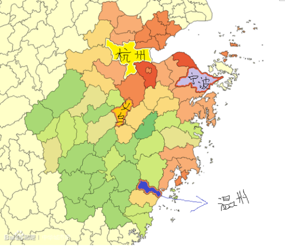 杭州,宁波,温州到底哪个是浙江的经济重心  温州:统领浙南.