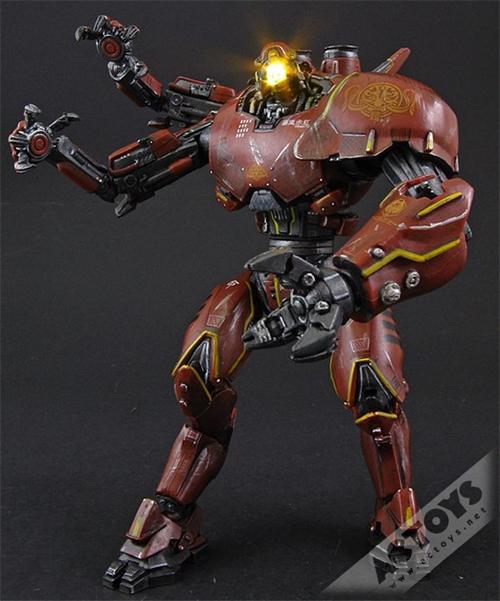 neca版《环太平洋》发光版赤红暴风改造分享