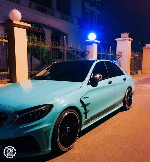 浙江车友丨奔驰c200外观进化改装之后颜值不输c63amg
