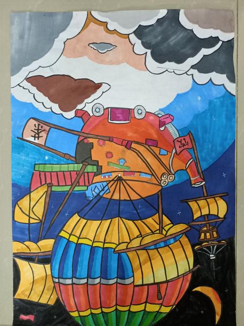 其它 科幻画获奖喜报 写美篇 六年级二等奖六(10)班  范心诺