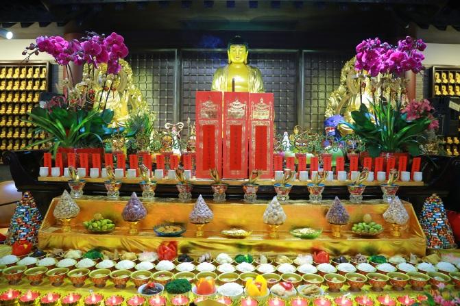 当日进行礼供三宝诸天