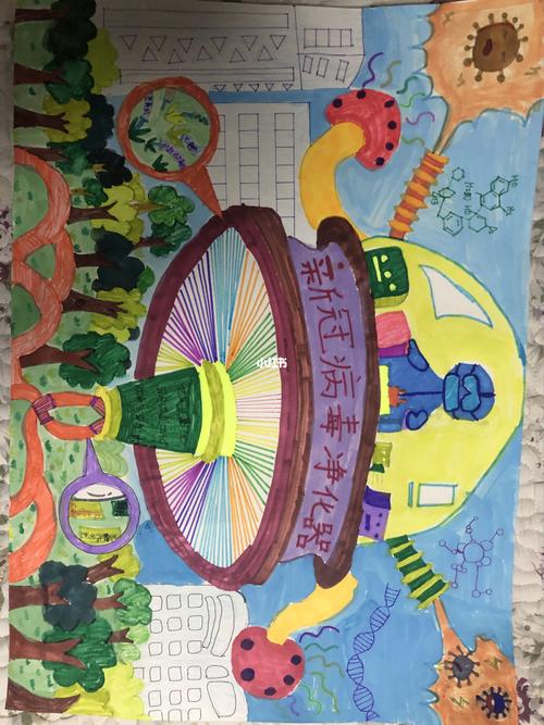 科幻画_儿童科幻画_文化_绘画