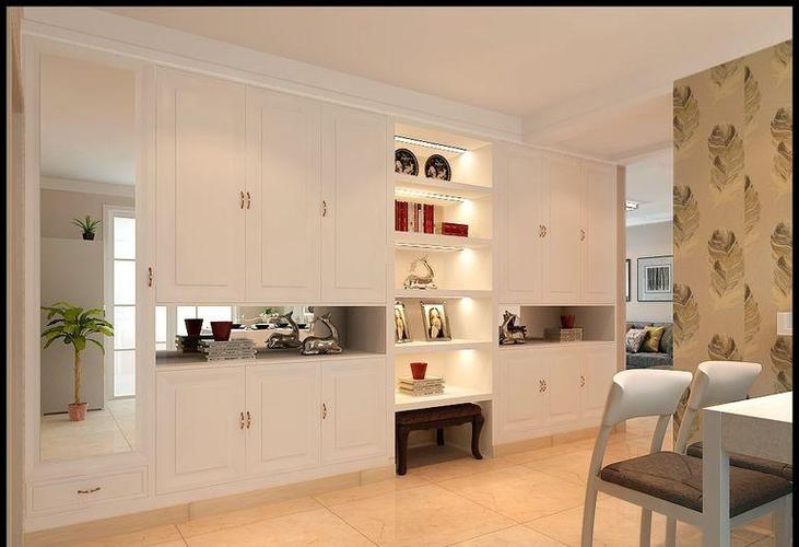 现代简约三居室客厅衣柜装修效果图欣赏