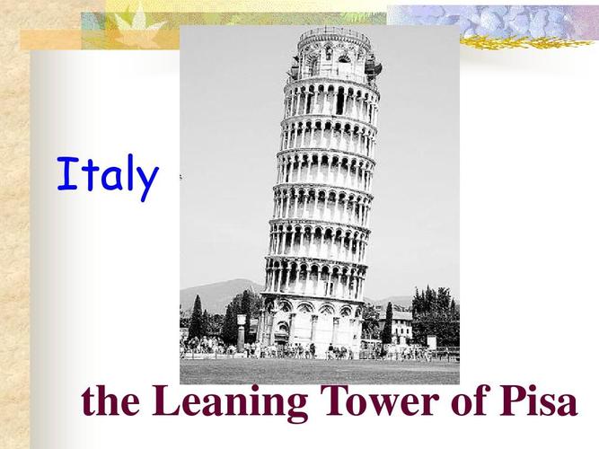 italy the leaning tower of pisa