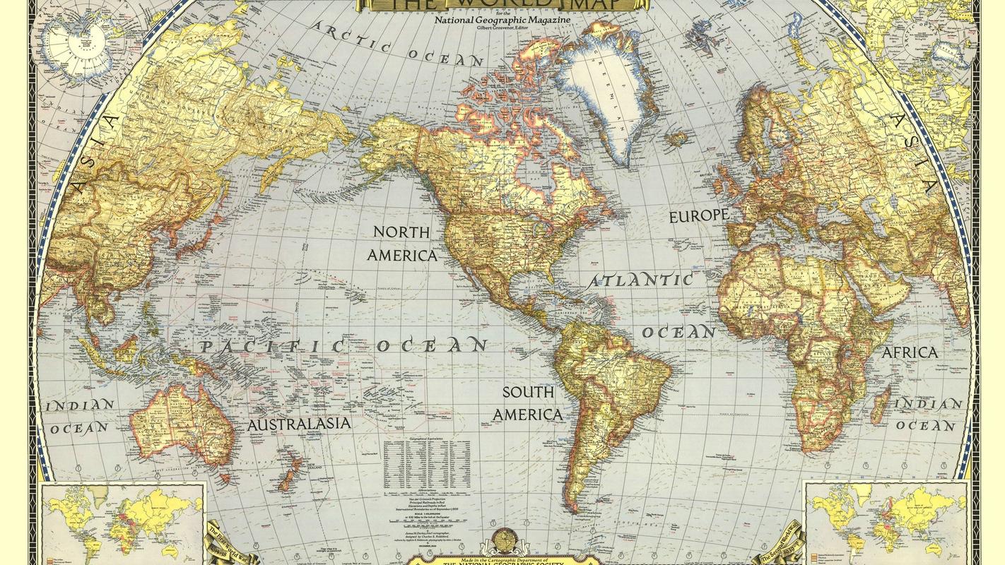 简约风格世界地图高清图片合集电脑桌面壁纸下载第二辑