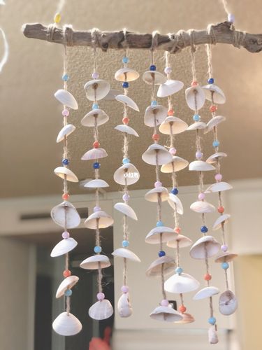 贝壳风铃_兴趣爱好_手工