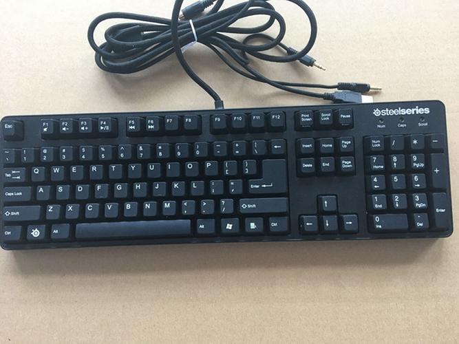 包邮原装正品赛睿6g7g键盘赛睿m260 m500键盘 黑红轴 电竞cf专用