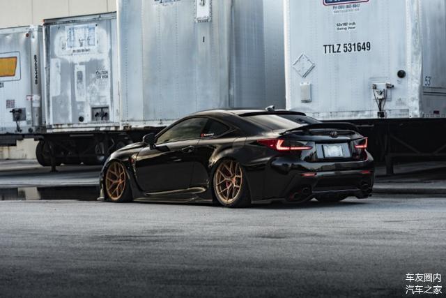 雷克萨斯rcf改装案例,轮毂是真的帅!