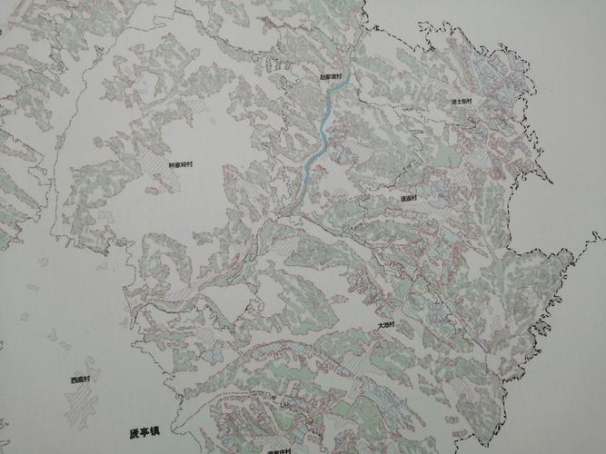 虒亭镇行政村地图