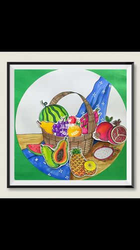 水果篮子_水果_儿童画_美术_绘画_马克笔_少儿美术_文化_绘画