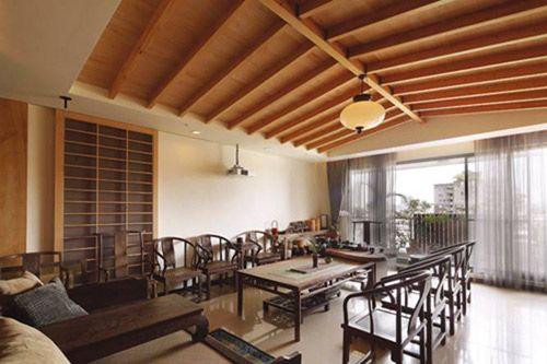 120平米别墅中式风格-谷居家居装修设计效果图