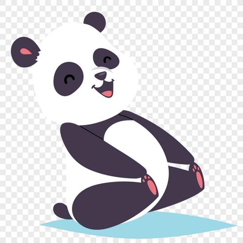 卡通手绘熊猫动物设计素材