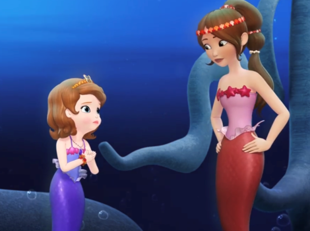 小公主苏菲亚:苏菲亚助美人鱼回家,好在爱丽儿及时