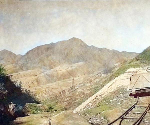 张家口宣化老照片1941年10月的庞家堡和烟筒山
