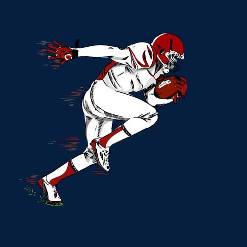 橄榄球棒球足球乒乓球矢量元素免抠素材图标