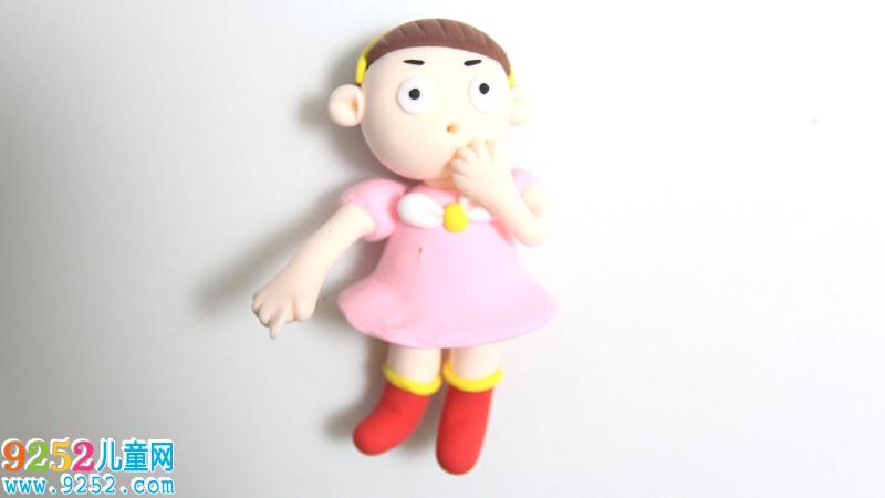 超轻粘土小女孩的做法 超轻粘土