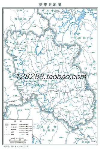 绵阳市盐亭县地图行政区划河流水系地形卫星交通旅游
