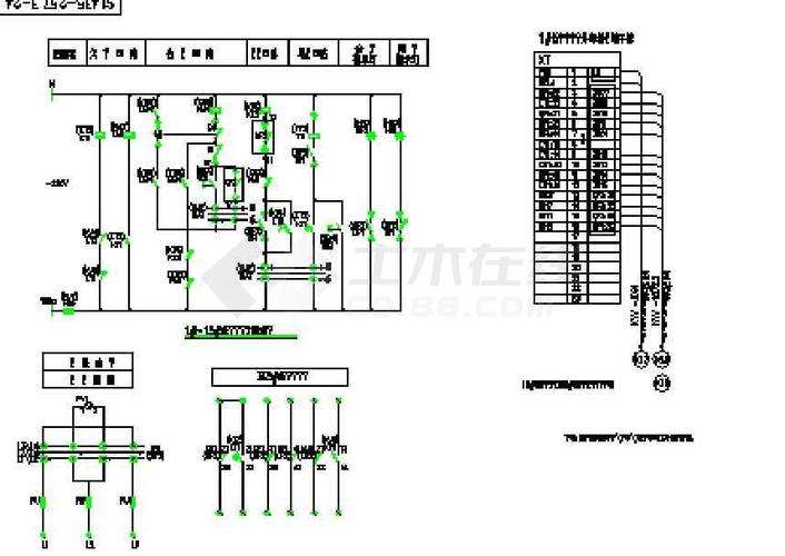 低压配电屏双电源切换控制原理图4张