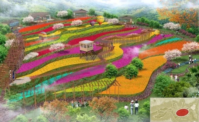 梯田花海区规划设计构想