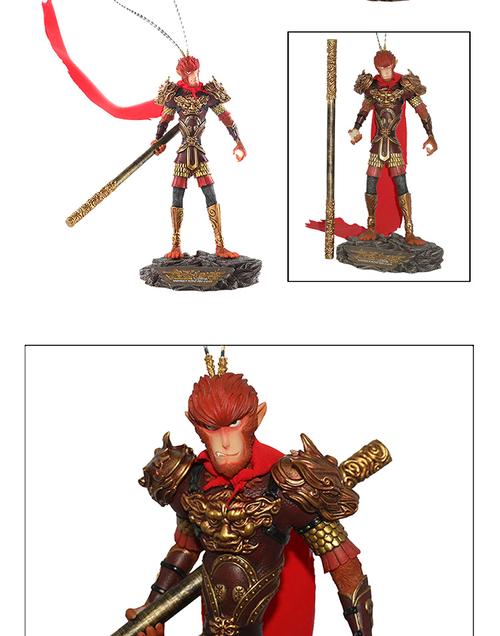 正版齐天大圣归来孙悟空黄金铠甲手办模型海报经典造型19玩偶