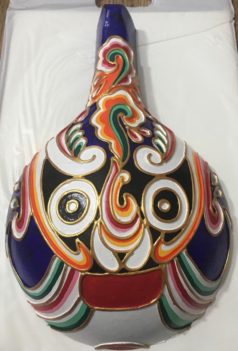 民间艺术珍品马勺脸谱欣赏