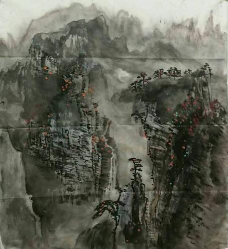 中国知名青年女画家一一冯霄