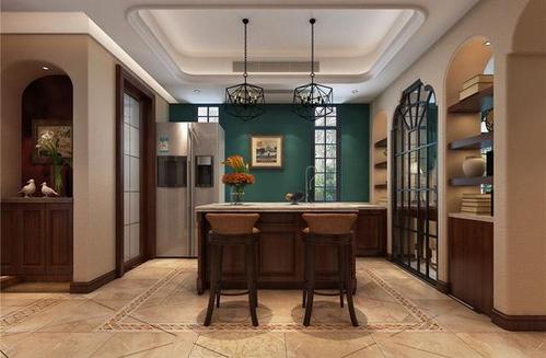 合肥380平米美式风格别墅装修效果图