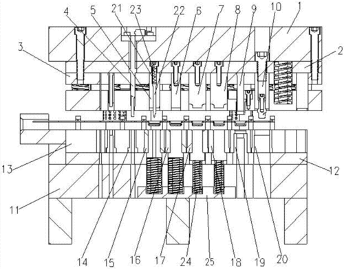一种内碗正拉伸级进模的制作方法