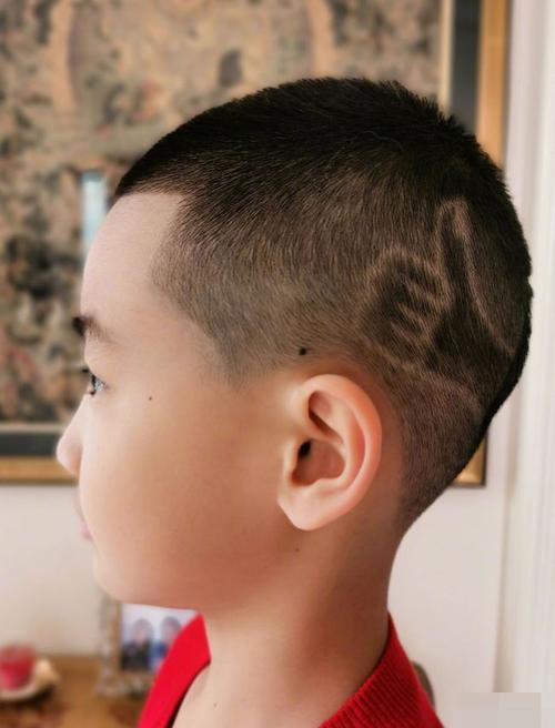 赵文卓最大的快乐应该就是儿子的发型吧