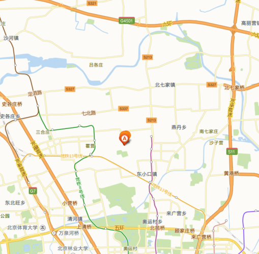 北京昌平区九台庄园是几环