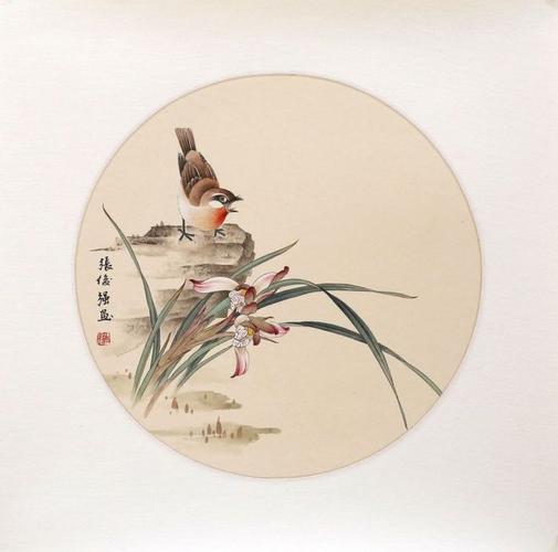 张俊强工笔花鸟欣赏一