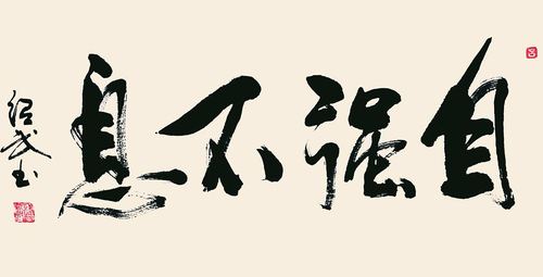 自强不息|纯艺术|书法|吕绍武 - 原创作品 - 站酷