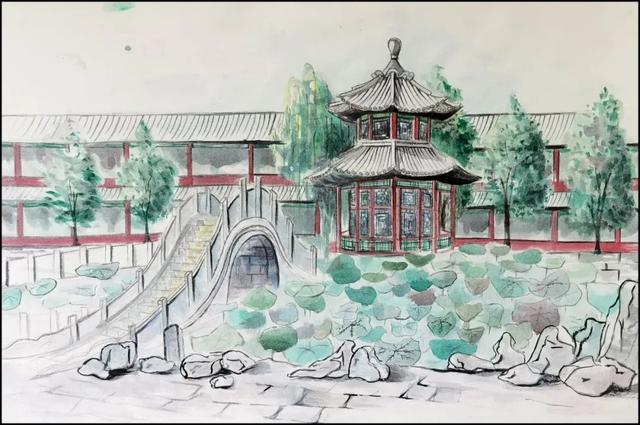 河北大学这组学生手绘,保定味儿太浓咧