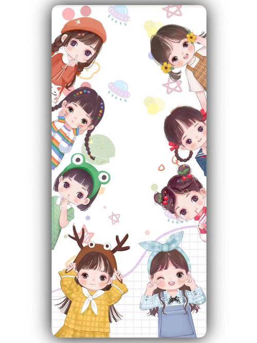 私藏壁纸00  | 超97可爱女生锁屏聊天壁纸_壁纸_日系_韩国_iphone